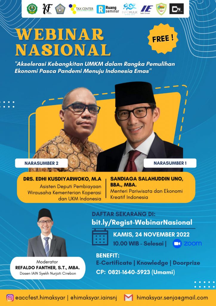 Webinar nasional akselerasi kebangkitan umkm