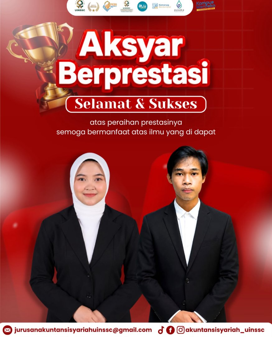 Aksyar Berprestasi: Dua Mahasiswa Akuntansi Syariah UIN Siber Syekh Nurjati Cirebon Raih Prestasi Publikasi Ilmiah Nasional.
