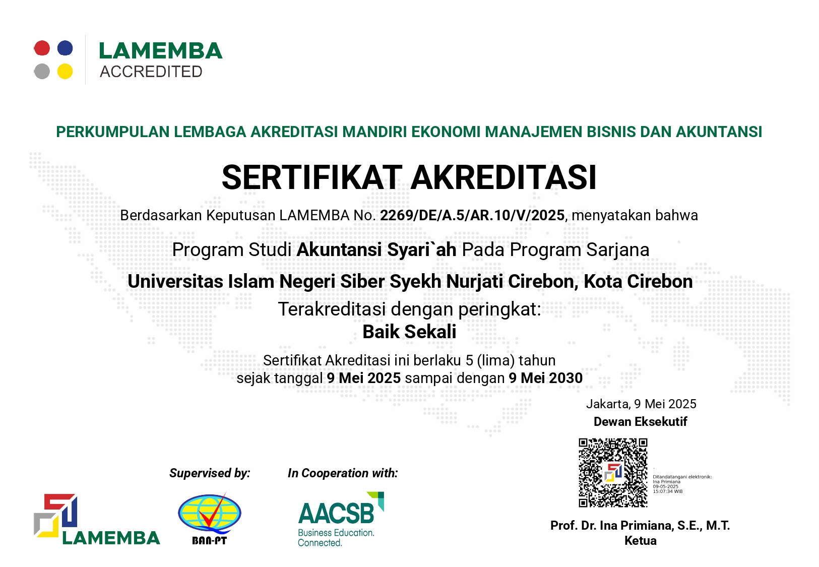 Sertifikat Akreditasi